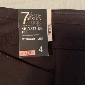 New York & Co straight leg black dress pants